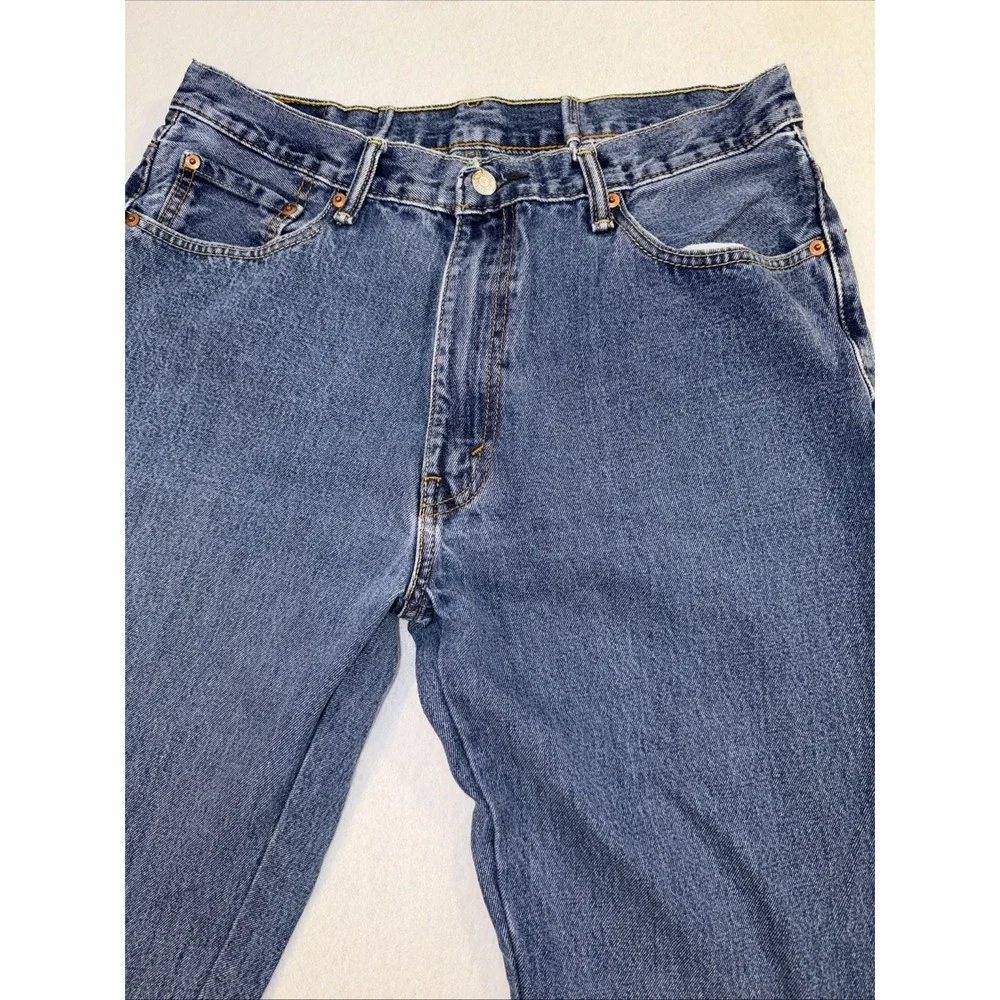 Levis 550 Relaxed Fit Mens Blue Jeans Medium Wash Tag 36x32 , 32x28 Casual Work